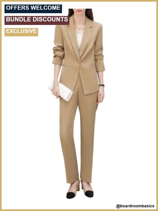 Other - Women's 2 Piece Business Pantsuits Wrinkle Free Outfit